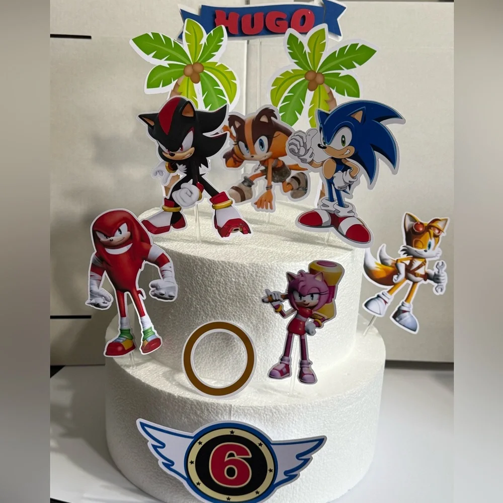 Sonic the Hedgehog Cake Toppers